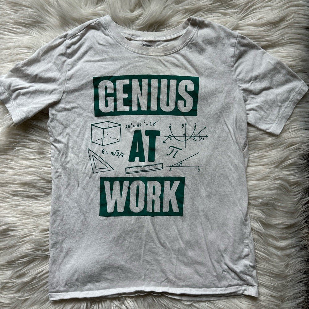 GENIUS cotton graphic tee
